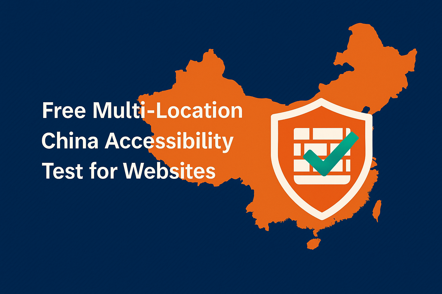 測試網站在中國大陸是否可開啟 (同時測不同地理位置)，完全免費、免申請會員